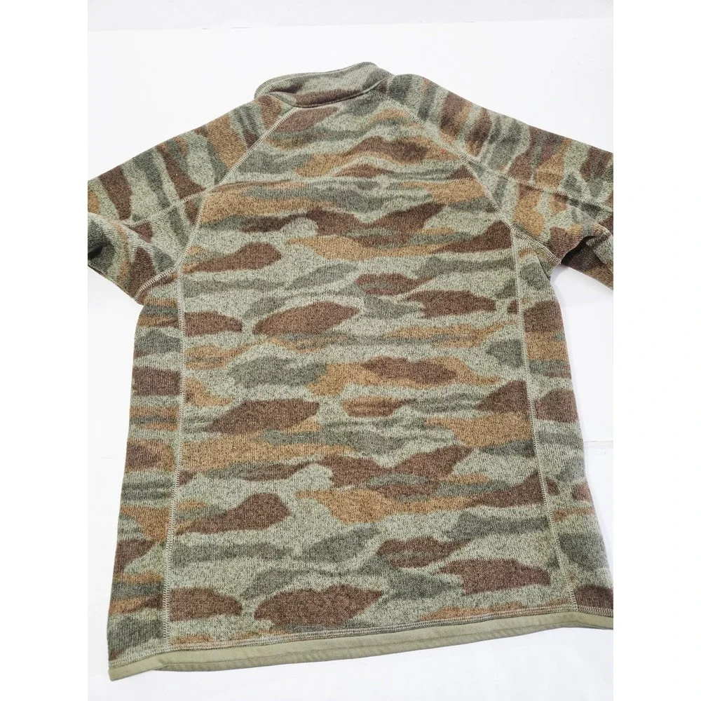 Patagonia Camouflage‎ Better Sweater Men's Small 1/4 Zip Pullover Fleece Sweater